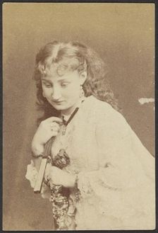 Portrait of Val Bateman, late 19th century. Creator: Unknown