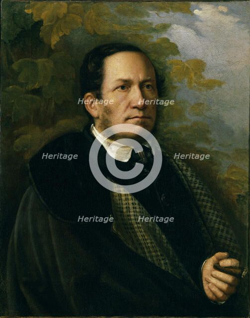 Portrait of Valeryan Zhadovsky, 1843. Artist: Lavrov, Nikolai Andreevich (1820-1875)