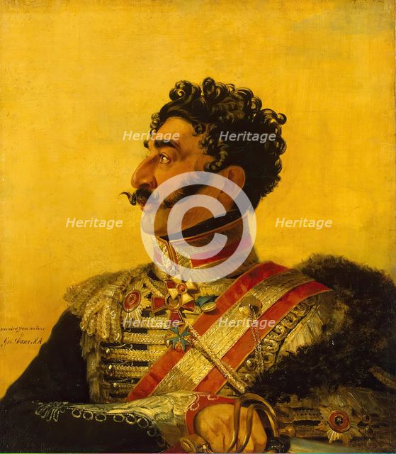 Portrait of Valerian G. Madatov (1782-1829), 1822. Creator: George Dawe.