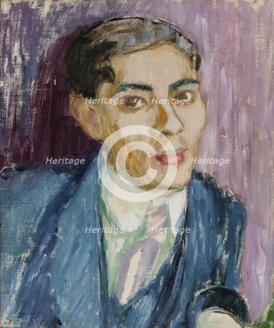 Portrait of Valle Rosenberg, 1911. Creator: William Lonnberg.