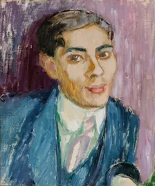 Portrait of Valle Rosenberg, 1911. Creator: William Lonnberg