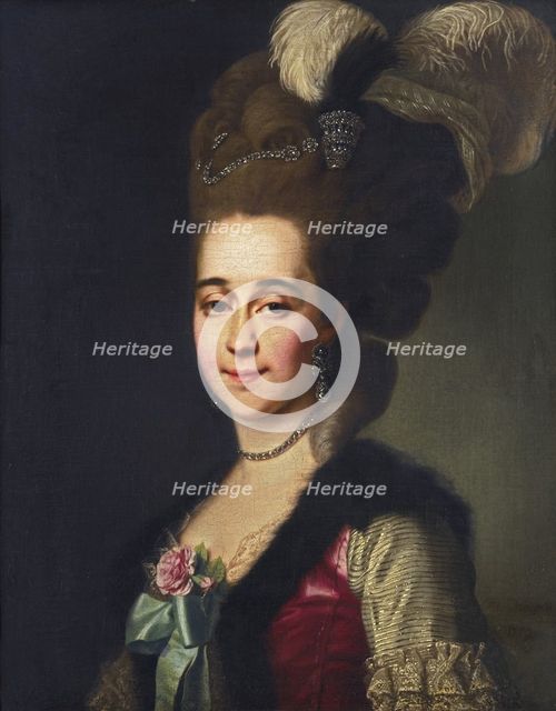 Portrait of Varvara Vasilyevna Golitsyna, née von Engelhardt (1757-1815).