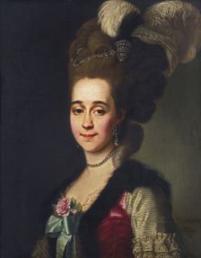 Portrait of Varvara Vasilyevna Golitsyna, née von Engelhardt (1757-1815)