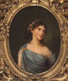 Portrait of Varvara Ivanovna Ladomirskaya (1785-1840), later Princess Naryshkina. Creator: Guttenbrunn, Ludwig (1750-1819)