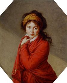 Portrait of Varvara Nikolayevna Golovina (1766–1821), née Golitsyna, 1797-1799. Artist: Vigée-Lebrun, Marie Louise Elisabeth (1755-1842)