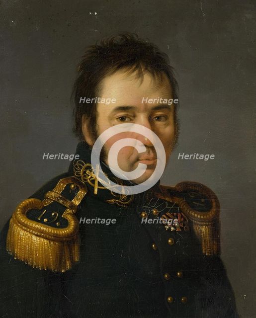 Portrait of Vasily Mikhailovich Golovnin (1776-1831), Mid of 1810s.