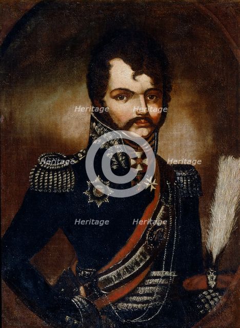 Portrait of Vasily Orlov-Denisov (1775-1843). Artist: Anonymous  