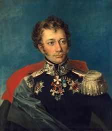 Portrait of Vasily D. Ilovaisky (1788-1860) (12th), 1824. Creator: Workshop of George Dawe