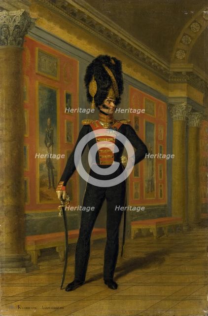 Portrait of Vasily Lavrentyev (?-1843), 1828. Creator: George Dawe.