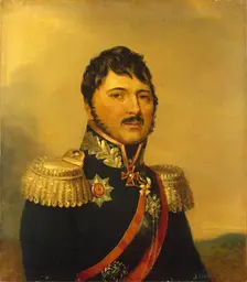 Portrait of Vasily T. Denisov (1777-1822), 1822. Creator: Workshop of George Dawe
