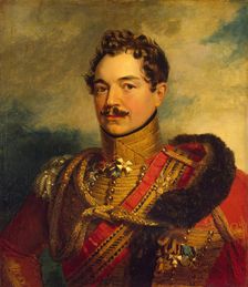 Portrait of Vasily V. Levashov (1783-1848), 1822. Creator: George Dawe