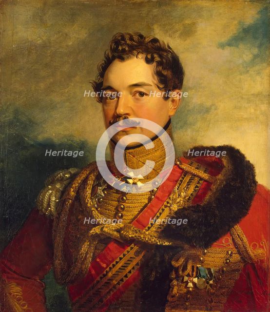Portrait of Vasily V. Levashov (1783-1848), 1822. Creator: George Dawe.