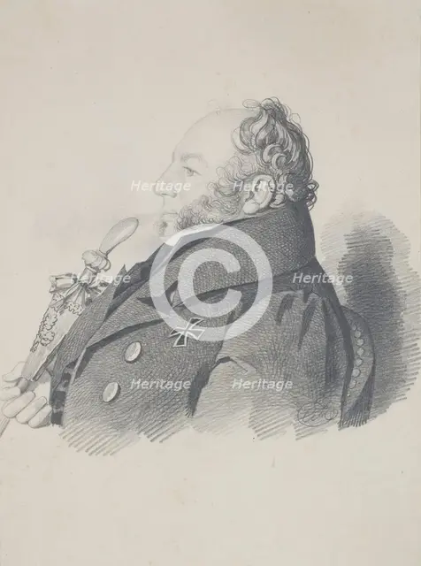 Portrait of Vasily Vasilyevich Kochubey (1784-1844), c. 1832. Creator: Hampeln, Carl, von (1794-after 1880).