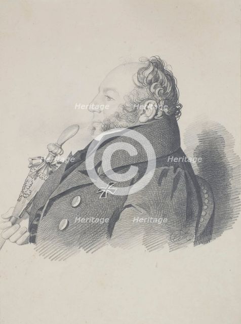 Portrait of Vasily Vasilyevich Kochubey (1784-1844), c. 1832. Creator: Hampeln, Carl, von (1794-after 1880).