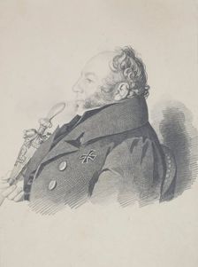 Portrait of Vasily Vasilyevich Kochubey (1784-1844), c. 1832. Creator: Hampeln, Carl, von (1794-after 1880)