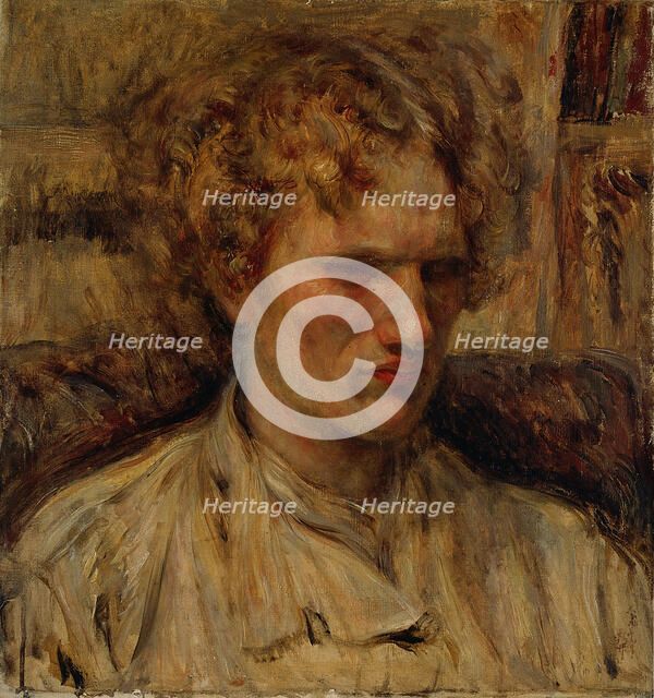 Portrait of Vasili Yakovlevich Eroshenko (1890-1952), 1920. Creator: Tsune; Nakamura (1887-1924).