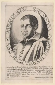 Portrait of Ventura Salimbeni, 1634. Creator: Bernardino Capitelli