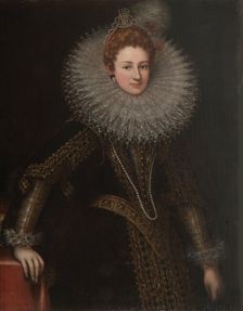 Portrait of Veronica Spinola Serra (1577-1617), 1599-1600. Creator: Deynum (Deynen); Guilliam van (1575-1624)