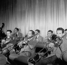 Portrait of Vernon Friley, Irv Dinkin, Jim Harwood, John Chance, Paul Kashian..., N.Y., ca. Jan. 194 Creator: William Paul Gottlieb