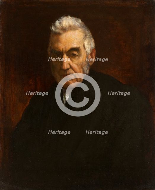 Portrait of Very Revd Henry Hart Milman, Dean of St. Paul's, c1863. Creator: George Frederick Watts.