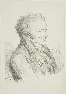 Portrait of Vivant-Denon, 1816. Creator: L. F. Laurent