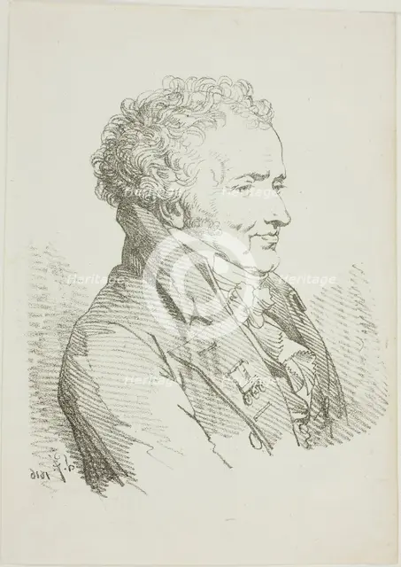 Portrait of Vivant-Denon, 1816. Creator: L. F. Laurent.