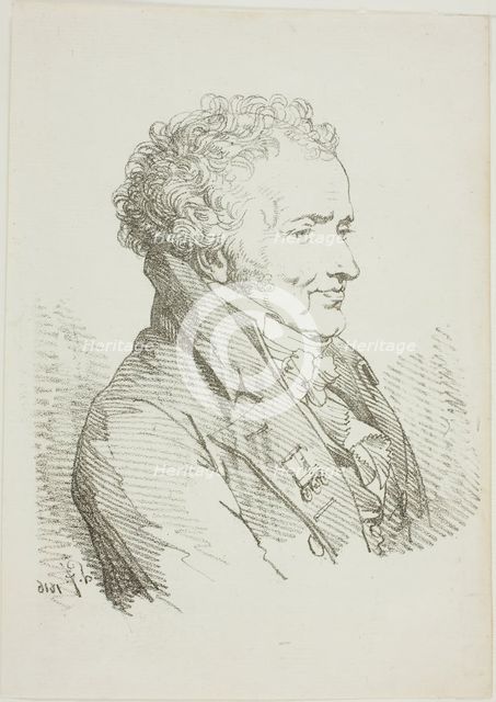 Portrait of Vivant-Denon, 1816. Creator: L. F. Laurent.