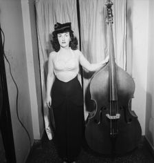 Portrait of Vivien Garry, New York, N.Y., Dixon's, ca. May 1947. Creator: William Paul Gottlieb