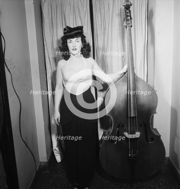 Portrait of Vivien Garry, New York, N.Y., Dixon's, ca. May 1947. Creator: William Paul Gottlieb.