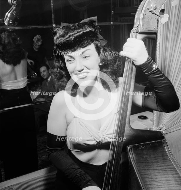 Portrait of Vivien Garry, New York, N.Y., Dixon's, ca. May 1947. Creator: William Paul Gottlieb.