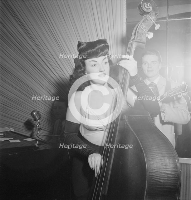 Portrait of Vivien Garry and Arv(in) Charles Garrison, Dixon's, New York, N.Y., ca. May 1947. Creator: William Paul Gottlieb.
