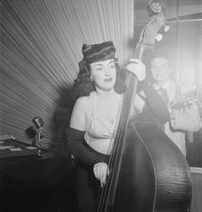 Portrait of Vivien Garry and Arv(in) Charles Garrison, Dixon's, New York, N.Y., ca. May 1947. Creator: William Paul Gottlieb