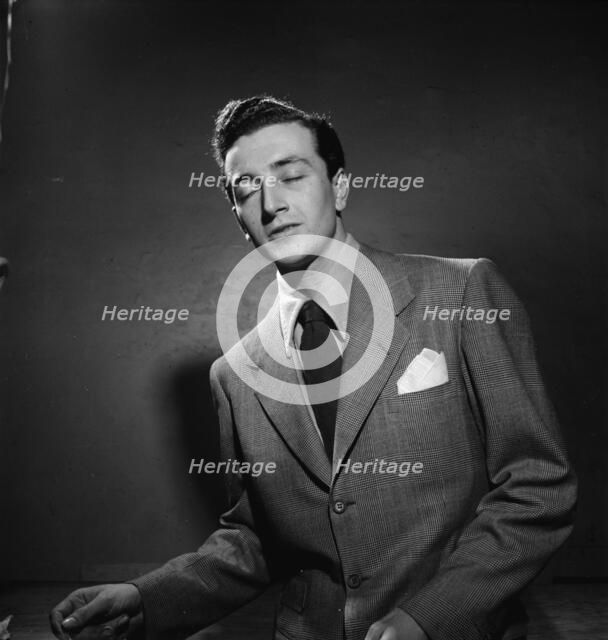 Portrait of Vic Damone, New York, N.Y.(?), 1938. Creator: William Paul Gottlieb.