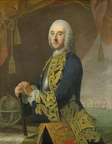 Portrait of Vice-Admiral Hendrik Lijnslager, Son of Harmen Lijnslager and Judith Allijn, 1759. Creator: Guillaume Jean Joseph de Spinny
