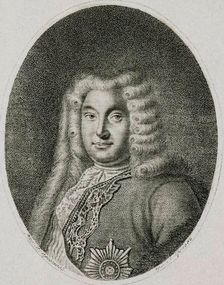 Portrait of Vice-Chancellor Count Andrey Ostermann (1687-1747), c1812. Creator: Grachev, Alexei Petrovich (ca 1780-after 1850)