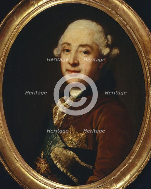 Portrait of Vice-Chancellor Prince Alexander Mikhaylovich Golitsyn (1723-1807), 1764. Artist: Erichsen, Vigilius (1722-1782)