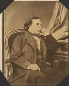 Portrait of Victor-Auguste-Francois Morel-Lavallee, 1858-1865. Creator: Pierre Petit