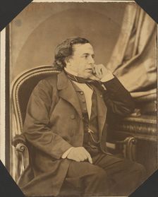 Portrait of Victor-Auguste-Francois Morel-Lavallee, 1858-1865. Creator: Pierre Petit