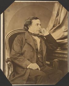 Portrait of Victor-Auguste-Francois Morel-Lavallee, 1858-1865. Creator: Pierre Petit