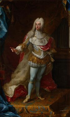 Portrait of Victor Amadeus II (1666-1732), King of Sardinia and Duke of Savoy, 1728. Creator: Mijtens (Meytens), Martin van, the Younger (1695-1770)