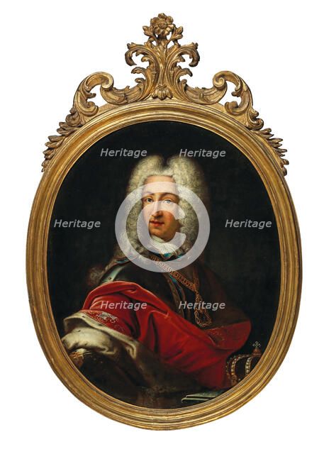 Portrait of Victor Amadeus II (1666-1732), King of Sardinia and Duke of Savoy. Creator: Clementi, Maria Giovanna, (La Clementina) (1692-1761).