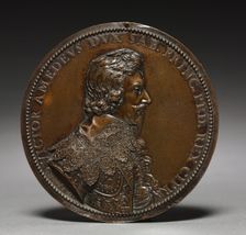 Portrait of Victor Amedeus of Savoy, 1636. Creator: Guillaume Dupré (French, 1576-1643)