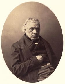Portrait of Victor Cousin, 1854-1859. Creator: Gustave Le Gray