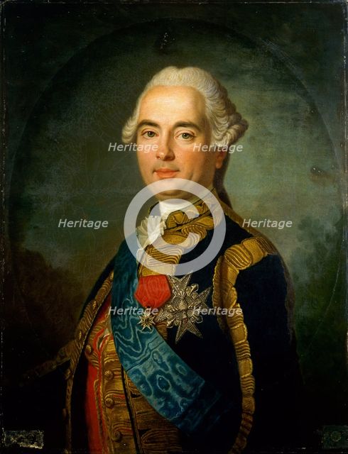 Portrait of Victor François de Broglie (1718-1804), Marshal General of France. Creator: Anonymous.