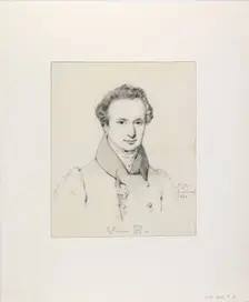 Portrait of Victor Hugo (1802-1885), 1830. Creator: Ziegler, Jules Claude (1804-1856)