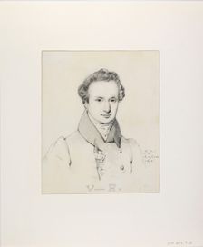 Portrait of Victor Hugo (1802-1885), 1830. Creator: Ziegler, Jules Claude (1804-1856)
