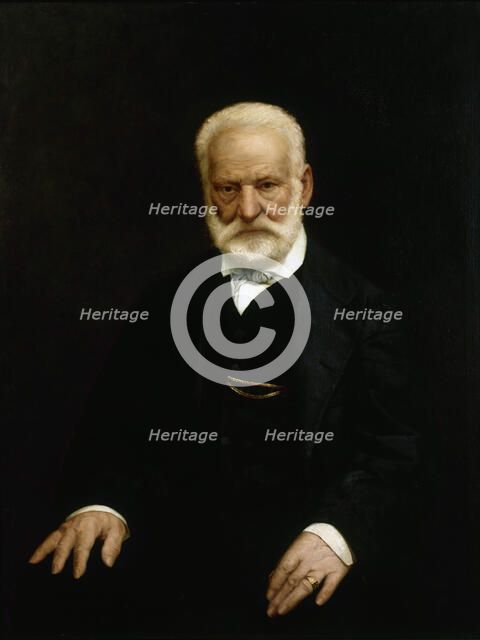 Portrait of Victor Hugo (1802-1885). Creator: Morot, Aimé Nicolas (1850-1913).
