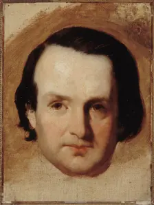 Portrait of Victor Hugo (1802-1885), writer, c1835. Creator: François Joseph Heim