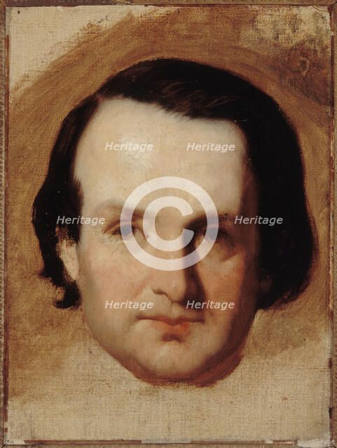 Portrait of Victor Hugo (1802-1885), writer, c1835. Creator: François Joseph Heim.
