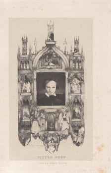 Portrait of Victor Hugo, 1833. Creator: Célestin Nanteuil